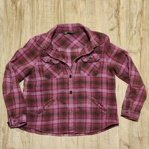 Woolrich | Pink And Brown Plaid Shirt